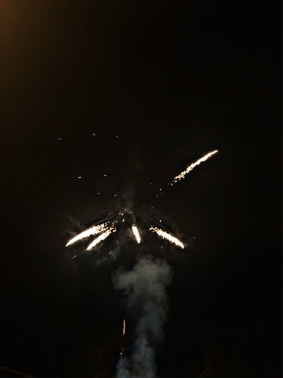 night, illuminated, smoke - physical structure, no people, outdoors, nature, dark, sky