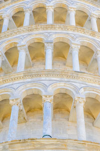 Low angle view of historical building