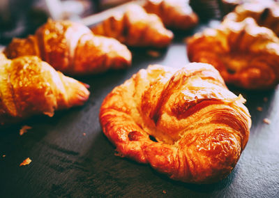 Close-up of bread on table