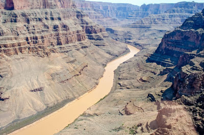 High angle view of landscape