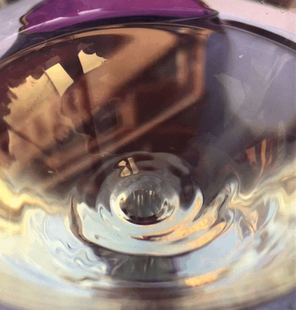 CLOSE-UP OF WATER GLASS