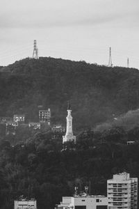 Statue of building against sky