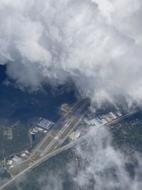 Aerial view of airport