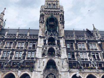 Low angle view of historical building against sky