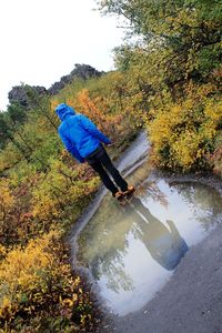 View of calm blue sea