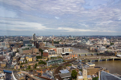 Cityscape against sky