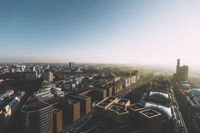 Aerial view of city