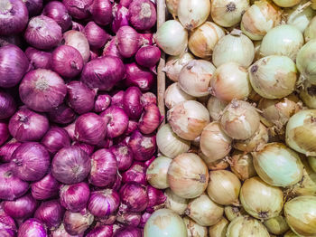 Full frame shot of grapes for sale in market