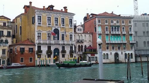 Buildings in canal