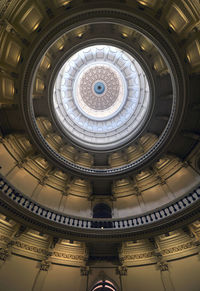 Low angle view of dome ceiling