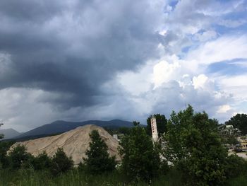 Scenic view of landscape against sky