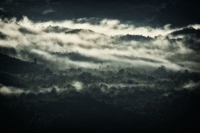 Low angle view of clouds in sky