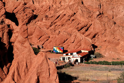 View of rock formation