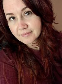 Portrait of beautiful young woman