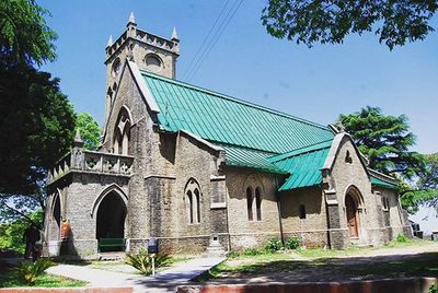 Low angle view of church