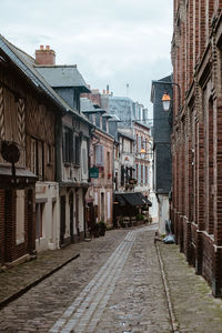 Street amidst buildings in city