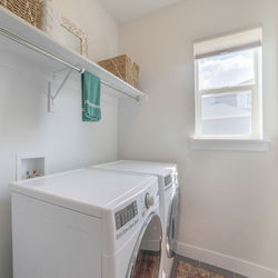 View of bathroom at home