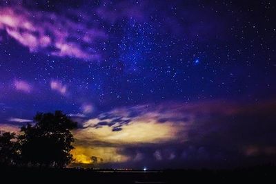 Low angle view of dramatic sky