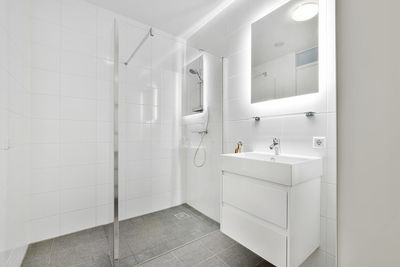 Interior of bathroom