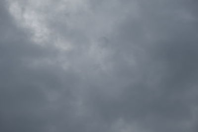 Low angle view of storm clouds in sky