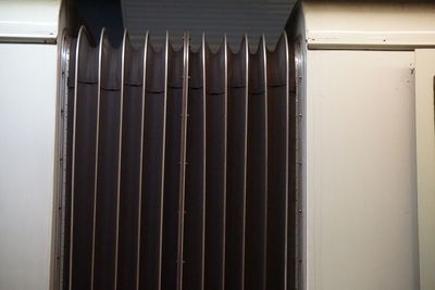 Close up of blinds