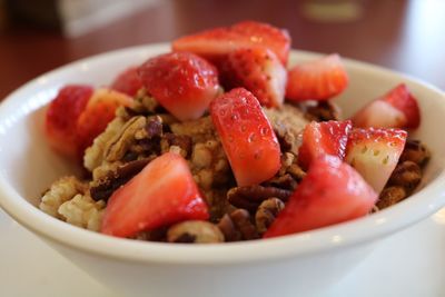 Close-up of salad in bowl