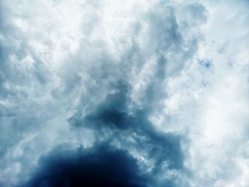 Low angle view of clouds in sky