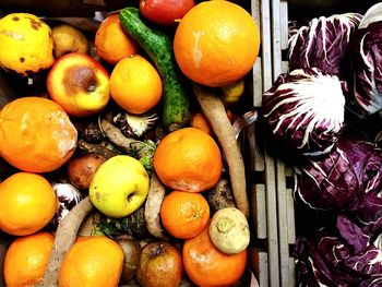 Full frame shot of food for sale