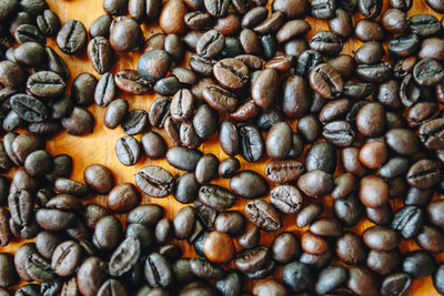 Full frame shot of coffee beans