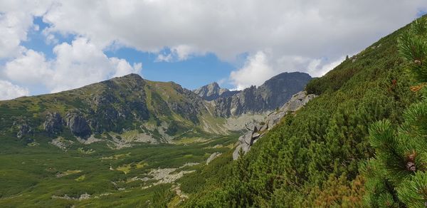 Panoramic view of landscape against sky