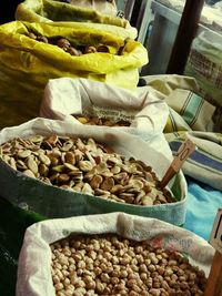 Full frame shot of food for sale