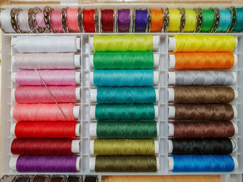 Full frame shot of multi colored candies