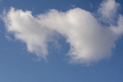 Low angle view of clouds in sky