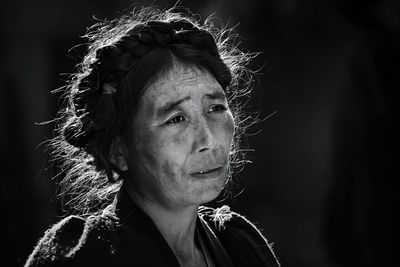 Close-up portrait of man