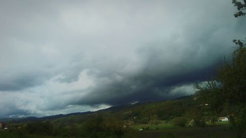 Scenic view of landscape against sky