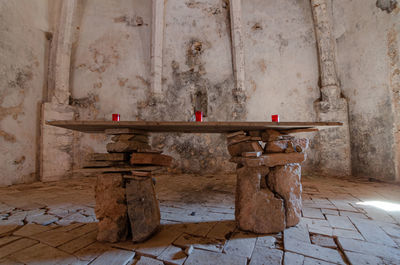 Interior of old building