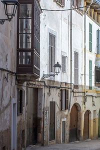 Low angle view of old building