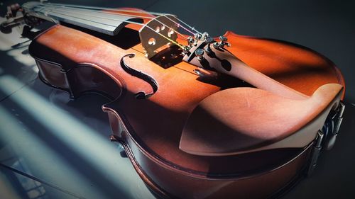 Close-up of piano