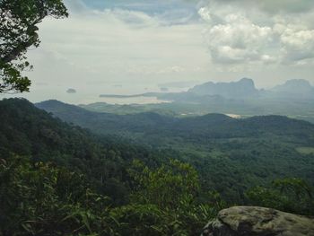 Scenic view of landscape against sky