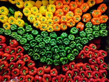 Full frame shot of fruits for sale at market stall