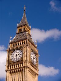 Clock tower in england