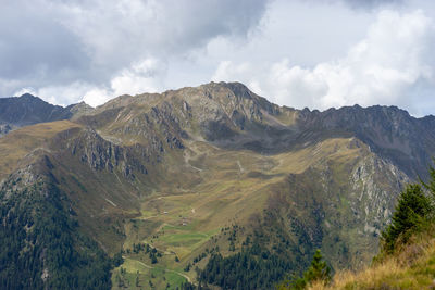 Mountain peaks in gsieser tal/val casies - south tyrol - südtirol - italy