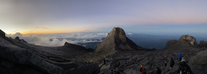 Majestic mountain - above the clouds - mount kinabalu 4095m