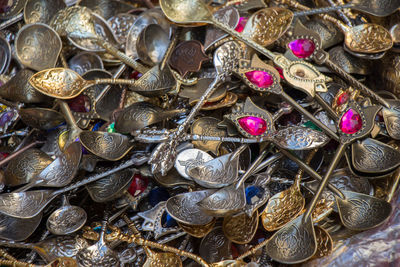 Full frame shot of coins