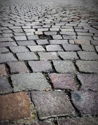 Full frame shot of paving stone
