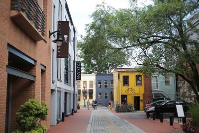 Street amidst buildings in city