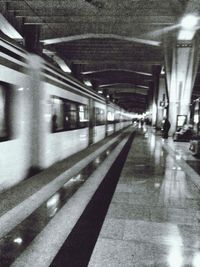 Railroad station platform