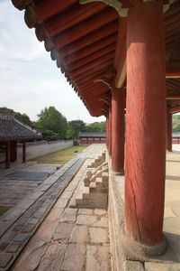 View of built structure against sky