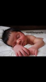 Portrait of a boy sleeping