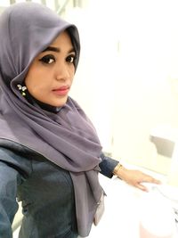 Portrait of a young woman